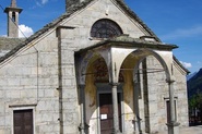 La chiesa di Trasquera