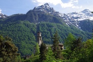 Scorcio della chiesa di Trasquera