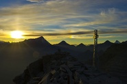 Tramonto visto dalla vetta del Cistella (foto STUDIO RDS)