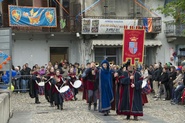 Gli sbandieratori di San Damiano d'Asti (foto STUDIO RDS)