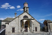 La chiesa di Trasquera